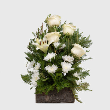 1 PROMOCIÓN Arreglo Floral Anas + Box Cálido Recuerdo